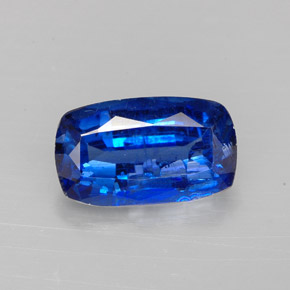 3.55캐럿 천연 블루 카이아나이트, 쿠션 컷, 11.6×7 mm, SI