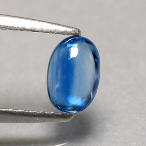 0.67캐럿 천연 블루 카이아나이트, 투명한, 6.1×4.2 mm, 투명/반투명
