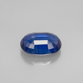 2.38캐럿 천연 블루 카이아나이트, 타원형 컷, 9.6×6.6 mm, SI