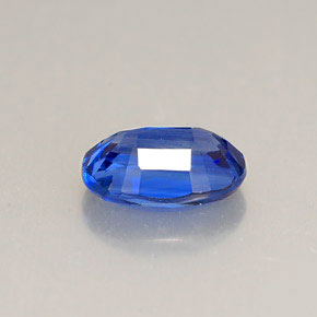 1.41캐럿 천연 블루 카이아나이트, 타원형 컷, 7.9×5.8 mm, VVS-VS