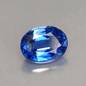 1.72캐럿 천연 블루 카이아나이트, 타원형 컷, 8.1×6.1 mm, VS