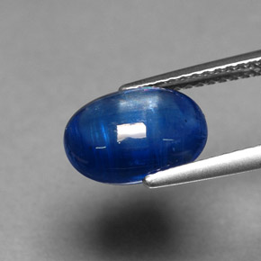 3.19캐럿 천연 파란색 카이아나이트, 투명한, 투명/반투명