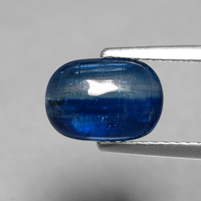 2.91캐럿 천연 블루 카이아나이트, 투명한, 9.4×6.7 mm, 투명/반투명