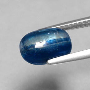 2.91캐럿 천연 블루 카이아나이트, 투명한, 9.4×6.7 mm, 투명/반투명