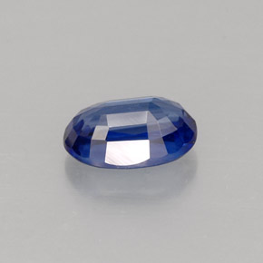 1.12캐럿 천연 블루 카이아나이트, 타원형 컷, 7.3×5 mm, VS