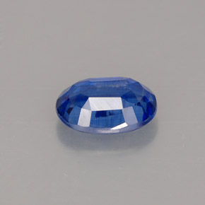 1.03캐럿 천연 블루 카이아나이트, 타원형 컷, 7.2×5.1 mm, VS-SI