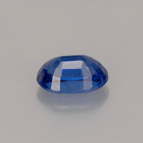 1.02캐럿 천연 블루 카이아나이트, 타원형 컷, 7.1×4.7 mm, VS-SI