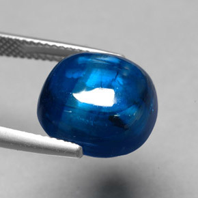 13.00캐럿 천연 블루 카이아나이트, 투명한, 12.5×12.3 mm, 투명/반투명