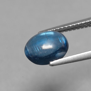 2.40캐럿 천연 파란색 카이아나이트, 타원형 컷, 투명한