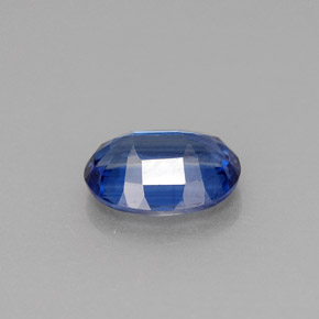 1.57캐럿 천연 블루 카이아나이트, 타원형 컷, 8.2×6.2 mm, VS