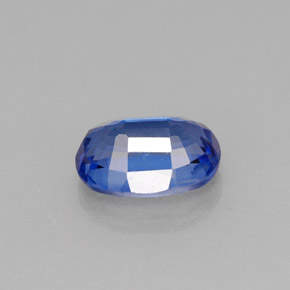 1.20캐럿 천연 블루 카이아나이트, 타원형 컷, 7.2×5.2 mm, VS