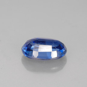 1.10캐럿 천연 블루 카이아나이트, 타원형 컷, 7.3×5.4 mm, VS-SI