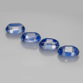캐럿 천연 파란색 카이아나이트 보석, 타원형 컷, VS-SI