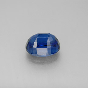 2.77캐럿 천연 딥 블루 카이아나이트, 타원형 컷, 8.8×7 mm, VS