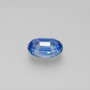 2.07캐럿 천연 블루 카이아나이트, 타원형 컷, 8.9×6.9 mm, VS