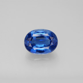 2.34캐럿 천연 블루 카이아나이트, 타원형 컷, 9.1×6.8 mm, VS-SI