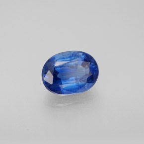 2.34캐럿 천연 블루 카이아나이트, 타원형 컷, 9.1×6.8 mm, VS-SI