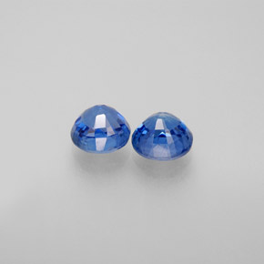 캐럿 천연 블루 카이아나이트 보석, 라운드 컷, 5.25 mm, VS