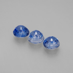 캐럿 천연 블루 카이아나이트 보석, 라운드 컷, 4.99 mm, VS