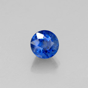 0.50캐럿 천연 블루 카이아나이트, 라운드 컷, 4.41 mm, VS-SI