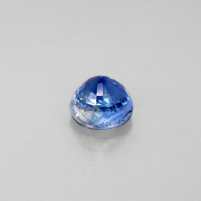 0.78캐럿 천연 블루 카이아나이트, 라운드 컷, 5.09 mm, VS