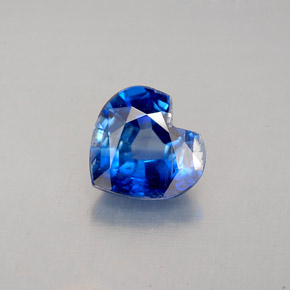 2.15캐럿 천연 블루 카이아나이트, 하트 모양, 7.9×7.7 mm, VS-SI