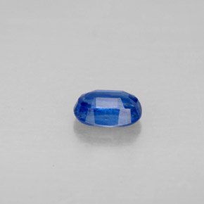 0.70캐럿 천연 블루 카이아나이트, 타원형 컷, 6.1×4.3 mm, VS