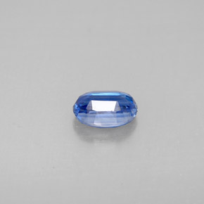 0.68캐럿 천연 블루 카이아나이트, 타원형 컷, 6.1×4.2 mm, VS