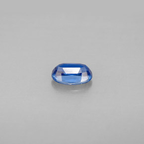0.59캐럿 천연 블루 카이아나이트, 타원형 컷, 6.1×4 mm, VS