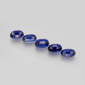 캐럿 천연 블루 카이아나이트 보석, 타원형 컷, 6.1×4.2 mm, VS