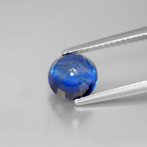 1.98캐럿 천연 블루 카이아나이트, 라운드 컷, 7.12 mm, VS-SI