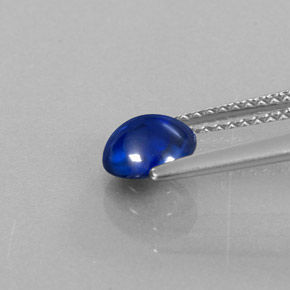 0.96캐럿 천연 블루 카이아나이트, 라운드 컷, 6.29 mm, 투명한