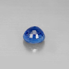 1.33캐럿 천연 블루 카이아나이트, 라운드 컷, 6.02 mm, VS-SI