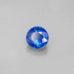1.49캐럿 천연 블루 카이아나이트, 라운드 컷, 6.21 mm, VS