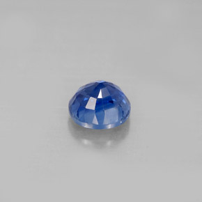 1.23캐럿 천연 블루 카이아나이트, 라운드 컷, 6.02 mm, VS-SI