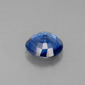 1.06캐럿 천연 블루 카이아나이트, 라운드 컷, 6.35 mm, VS-SI