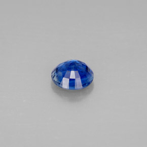 0.96캐럿 천연 블루 카이아나이트, 라운드 컷, 6.13 mm, VS-SI