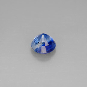1.16캐럿 천연 블루 카이아나이트, 라운드 컷, 6.10 mm, VS-SI