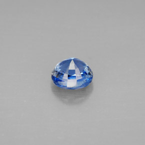 1.15캐럿 천연 블루 카이아나이트, 라운드 컷, 6.00 mm, VS-SI