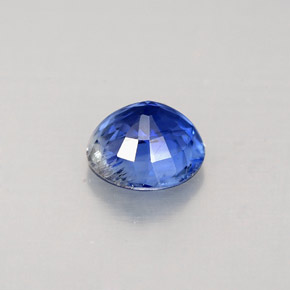 1.02캐럿 천연 블루 카이아나이트, 라운드 컷, 6.02 mm, VS-SI
