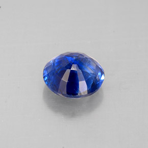 1.17캐럿 천연 블루 카이아나이트, 라운드 컷, 6.34 mm, VS-SI