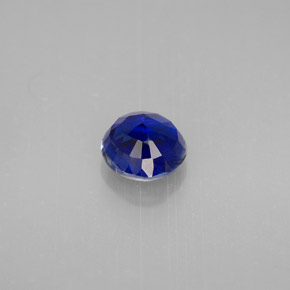1.20캐럿 천연 블루 카이아나이트, 라운드 컷, 6.14 mm, VS-SI