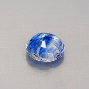 0.88캐럿 천연 블루 카이아나이트, 라운드 컷, 6.03 mm, VS-SI