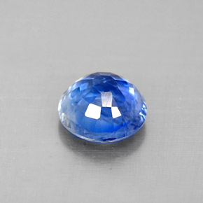0.89캐럿 천연 블루 카이아나이트, 라운드 컷, 5.83 mm, VS