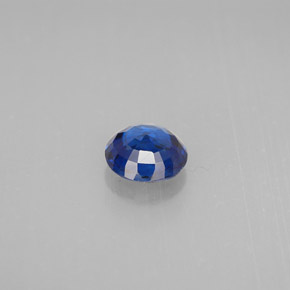 0.86캐럿 천연 블루 카이아나이트, 라운드 컷, 5.93 mm, VS-SI