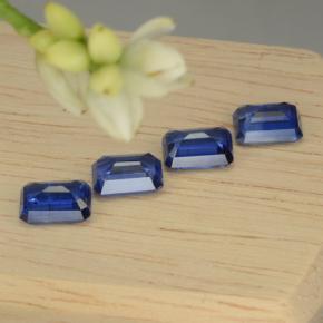 5.13캐럿 천연 블루 카이아나이트 보석, 에메랄드 컷, 7.1×5 mm, VS-SI