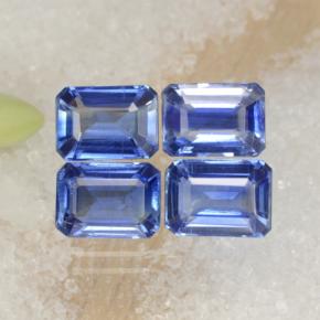 5.45캐럿 천연 블루 카이아나이트 보석, 에메랄드 컷, 7.1×5.2 mm, VS-SI