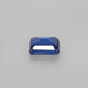 2.07캐럿 천연 블루 카이아나이트, 에메랄드 컷, 8.1×6.2 mm, VS-SI
