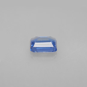 1.47캐럿 천연 블루 카이아나이트, 에메랄드 컷, 7.2×5.2 mm, VS-SI