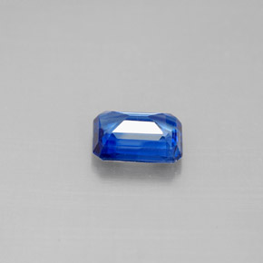 1.09캐럿 천연 블루 카이아나이트, 에메랄드 컷, 6.9×5 mm, VS-SI